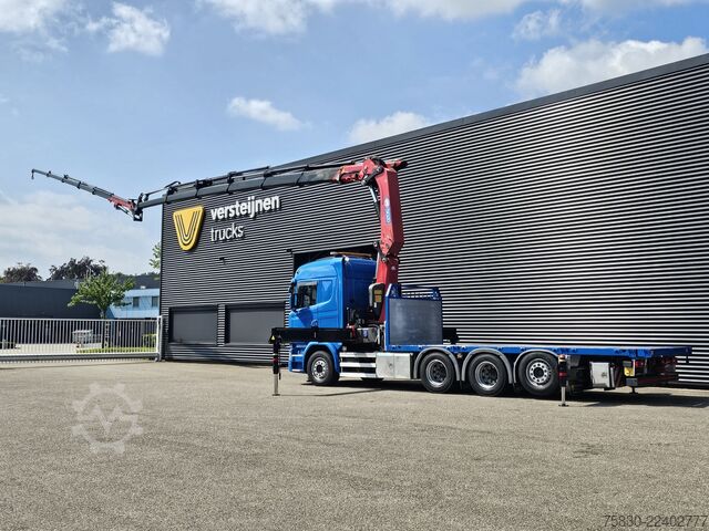 Crane truck Scania G490 8x4*4 / HMF 5020 + JIB