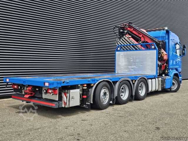 Crane truck Scania G490 8x4*4 / HMF 5020 + JIB
