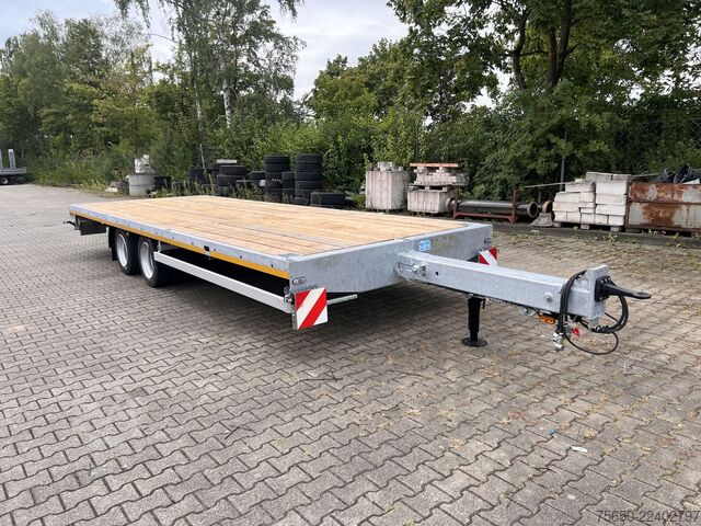 Open trailer Möslein THT 14-G 7,20 L ausziehbar  13,9 t Tandemanhänger- Tieflader, ausziehbarLuftgefedert