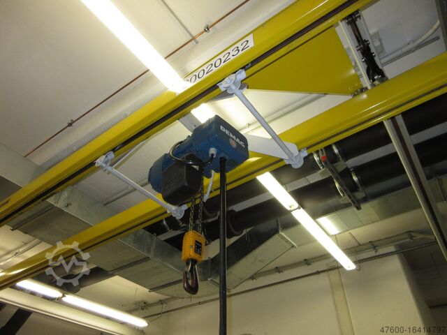 Crane sky Crane overhead crane Crane runway Demag Kranbahn KBK2 1000KG 31x6m Zubehör Demag KBK 2 II KBK2 1000Kg DK Kettenzug