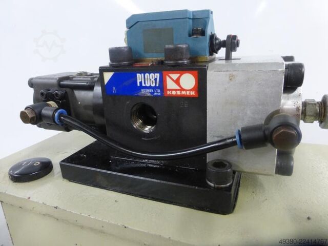 Hydraulikaggregat mit Pneumatik-Druckübersetzer, bis 100 bar, Hydraulik Aggregat KOSMEK PL 087