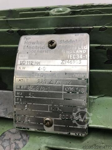 Hydraulikaggregat 4kW, bis 250 bar, Hydroaggregat, Hydraulik Aggregat PLESSEY TUROLLA  / HAWKER ELEKTRIC TFP 8,5 D 113