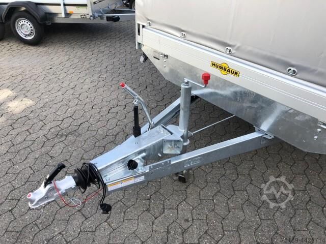 Car trailer Humbaur HT 354121 Hochlader mit Hochplane 220 cm, 100 km/h 3,5 to. 4100 x 2100 x 350 mm
