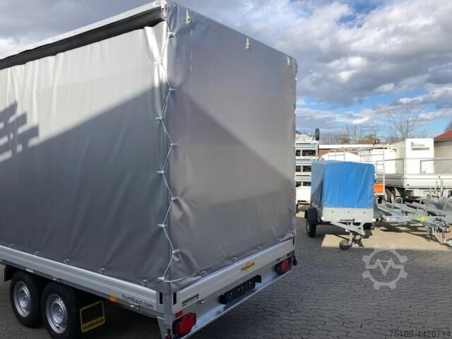 Car trailer Humbaur HT 354121 Hochlader mit Hochplane 220 cm, 100 km/h 3,5 to. 4100 x 2100 x 350 mm