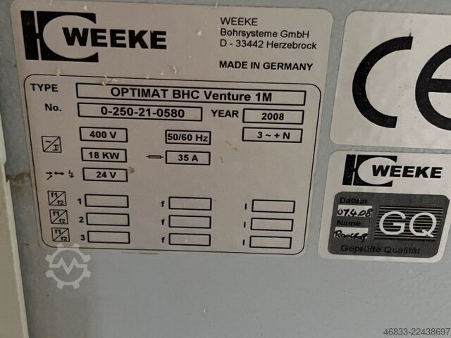 Machining center Weeke VENTURE 1