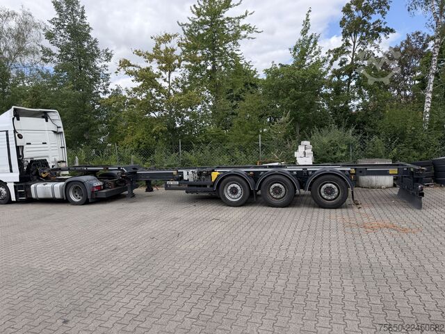 Swap body semitrailer web trailer LPRS 24  3 Achs Container- Chassis incl. Generator TranscoolWenig Benutzt