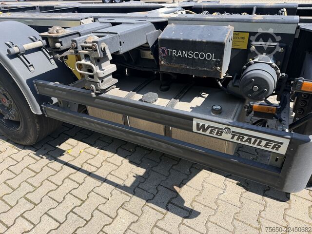 Swap body semitrailer web trailer LPRS 24  3 Achs Container- Chassis incl. Generator TranscoolWenig Benutzt