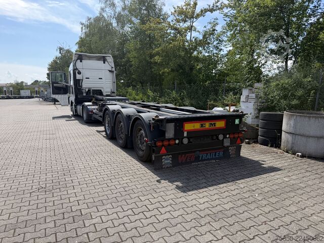 Swap body semitrailer web trailer LPRS 24  3 Achs Container- Chassis incl. Generator TranscoolWenig Benutzt