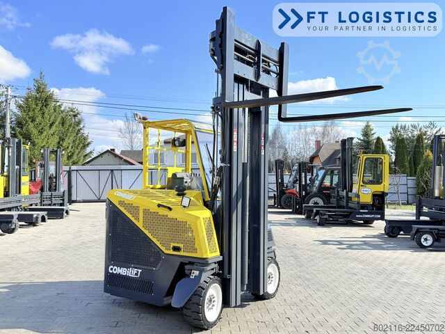 4-way forklift Combilift CB4500 GAS TRIPLEX 6400 FORK POSITIONER