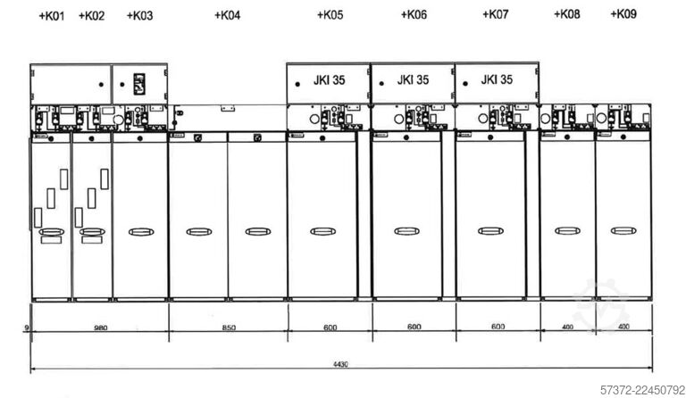 Gasisolierte 12kV-Mittelspannungs-Schaltanlage Ormazabal GAE