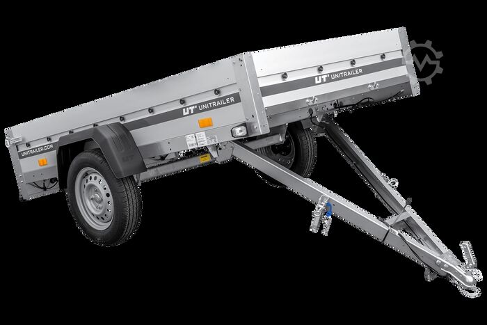 Car trailer Unitrailer Garden 230 KIPP ALU mit ALU-Bordwänden
