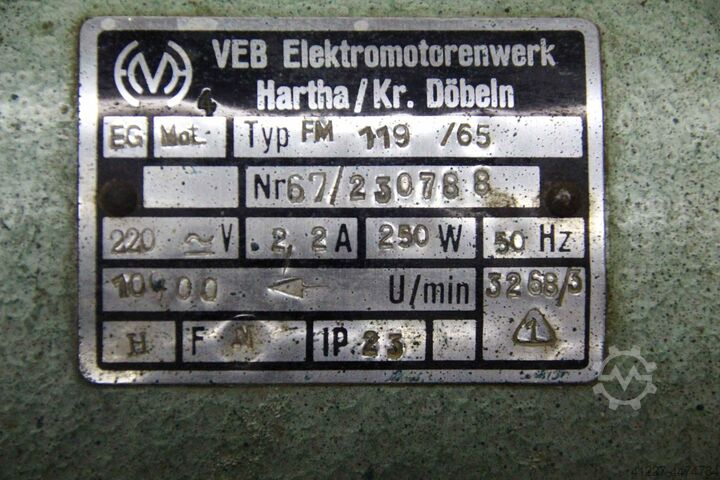 Seitenkanalverdichter 0,25 kW VEB FM 119/65