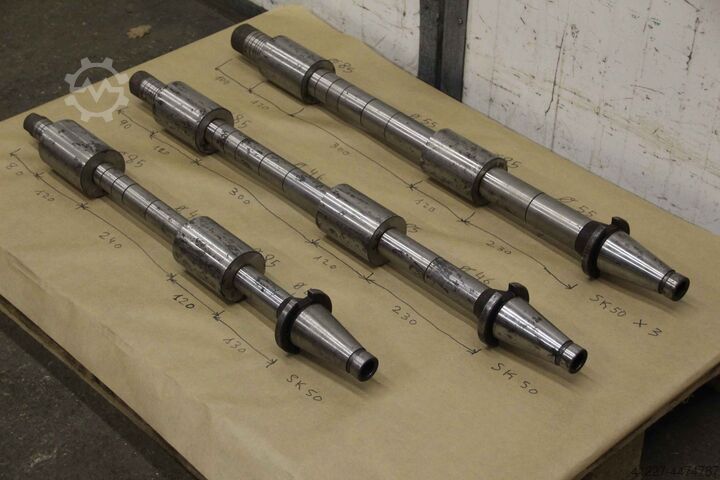 Fräsaufnahmen 4 Stück WMW SK50