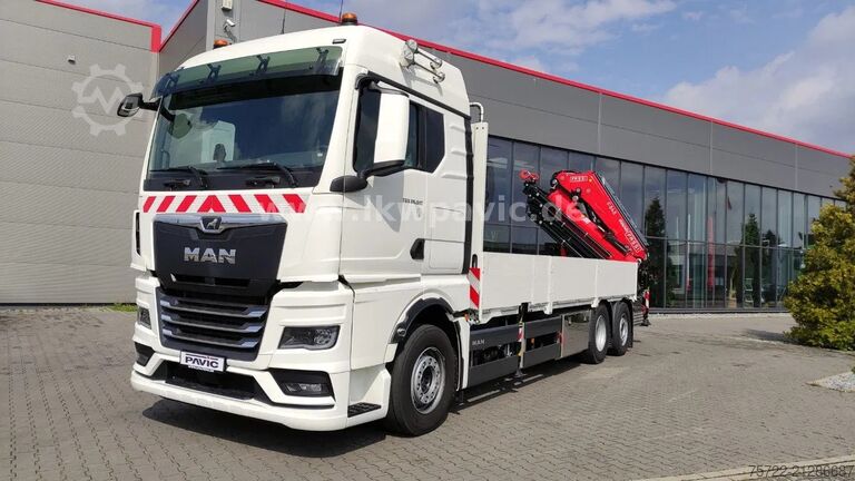 Kranwagen MAN TGX 26.540 6x2-4 LL Containerpritsche/Fassi 545