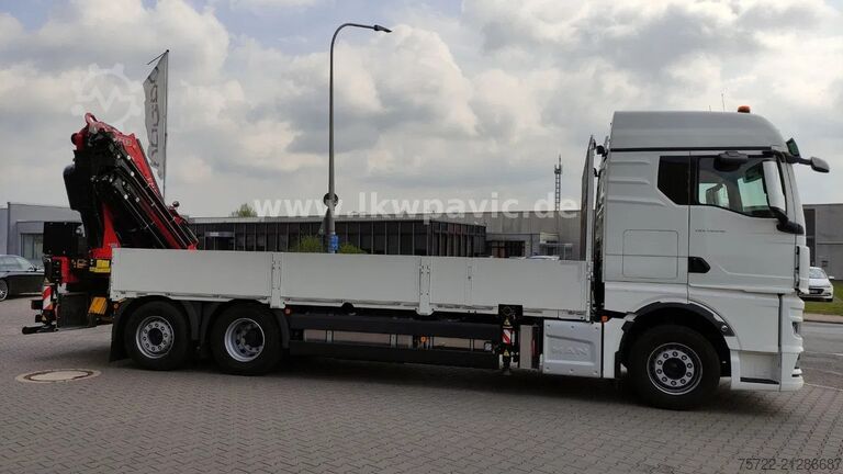 Kranwagen MAN TGX 26.540 6x2-4 LL Containerpritsche/Fassi 545