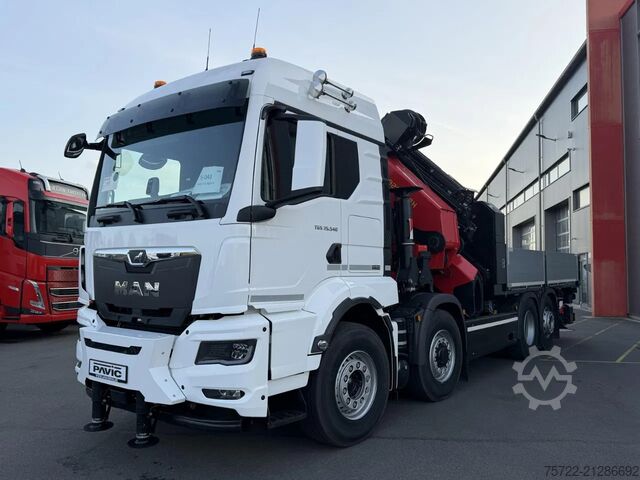 Kranwagen MAN TGS 35.540 8x2H-6 BL Pritsche Palfinger 92002-SH