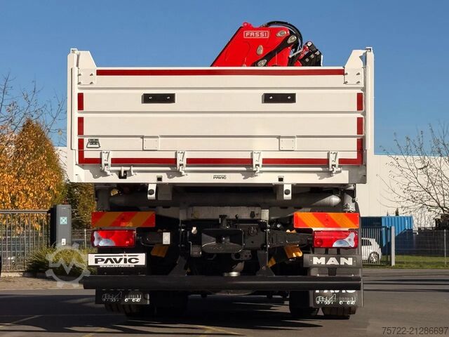 3-Seiten-Kipper MAN TGS 26.440 6x2H-4 KRAN FASSI F195A.2.24
