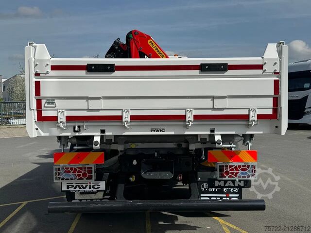 3-Seiten-Kipper MAN TGM 18.320 4x2 BB 3-Seiten Krankipper Palfinger