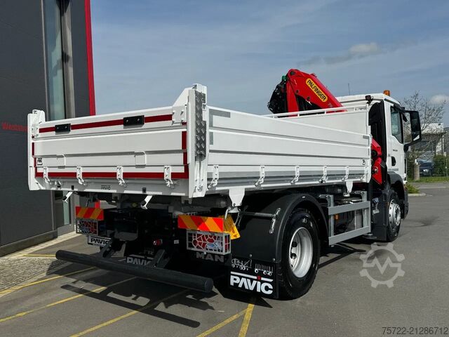 3-Seiten-Kipper MAN TGM 18.320 4x2 BB 3-Seiten Krankipper Palfinger