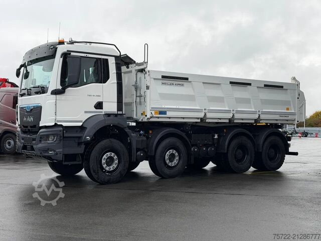 3-Seiten-Kipper MAN TGS 41.480 8x4 BB mit Meiller 3-Seitenkipper