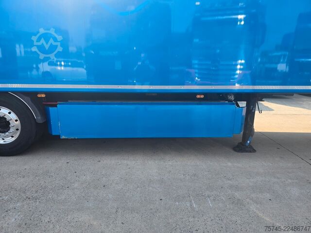 Box semitrailer STAS S300ZX * SCHUBBODEN * 2X LIFT * 2X PALETTENK. *