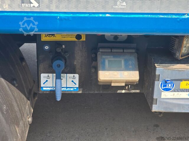 Box semitrailer STAS S300ZX * SCHUBBODEN * 2X LIFT * 2X PALETTENK. *