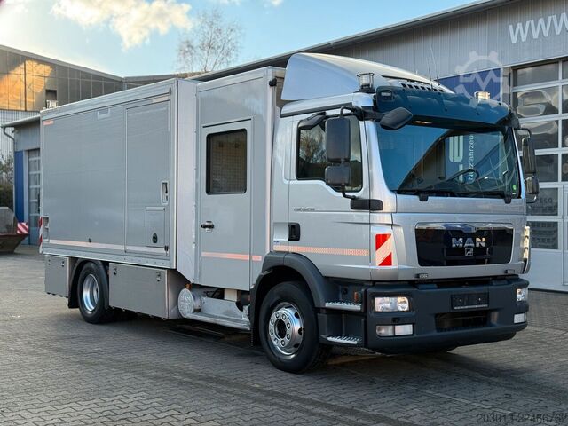 Saugwagen MAN TGM 15.290 Kanalreiniger HD Pumpe Müller Aufbau