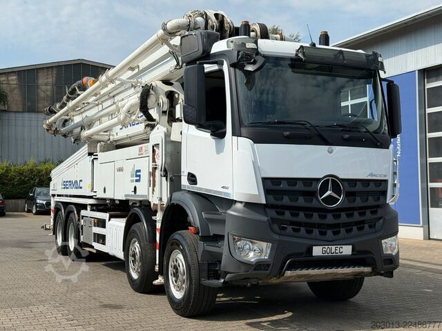 Concrete pump truck MERCEDES-BENZ AROCS 4451 8x4 EURO 6 Betonpumpe SERMAC 5RZ51