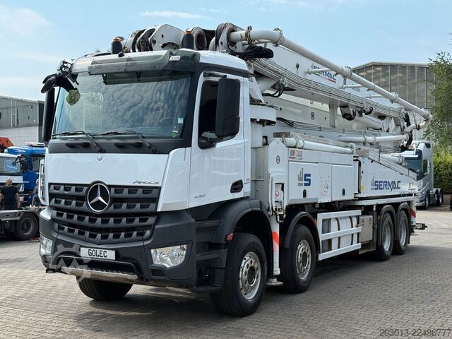 Concrete pump truck MERCEDES-BENZ AROCS 4451 8x4 EURO 6 Betonpumpe SERMAC 5RZ51
