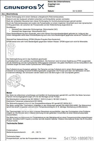 Control unit Grundfos CR10 18