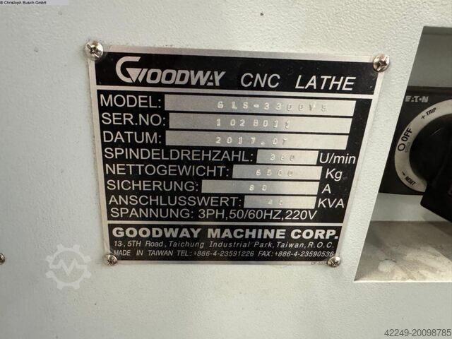 CNC Turning- and Milling Center GOODWAY GLS-3300YS