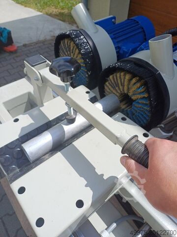 Deburring machine for pipes and profiles DMS 2KR