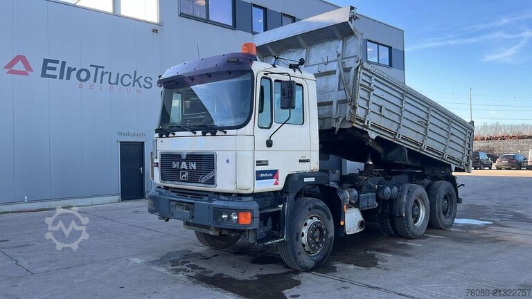 3-Seiten-Kipper MAN 27.402 (6 CYLINDER / LAMES / STEEL SUSP. / BIG ...