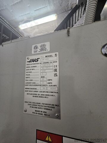 Vertical machining center HAAS VF-4SS