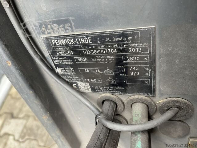 Elektro 3 Rad-Stapler Linde E16C-01