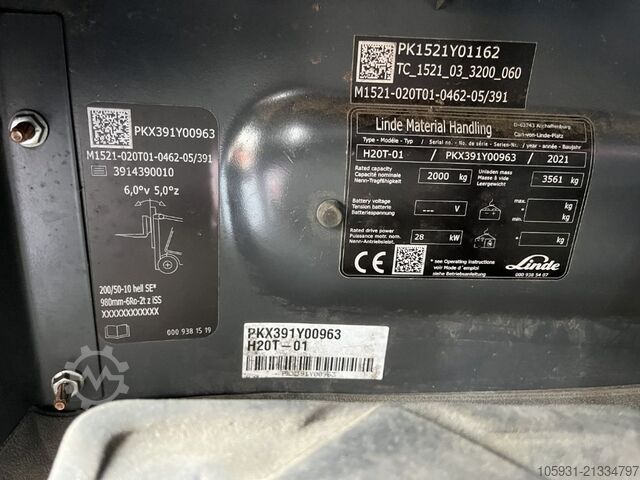 Treibgasstapler Linde H20T-01