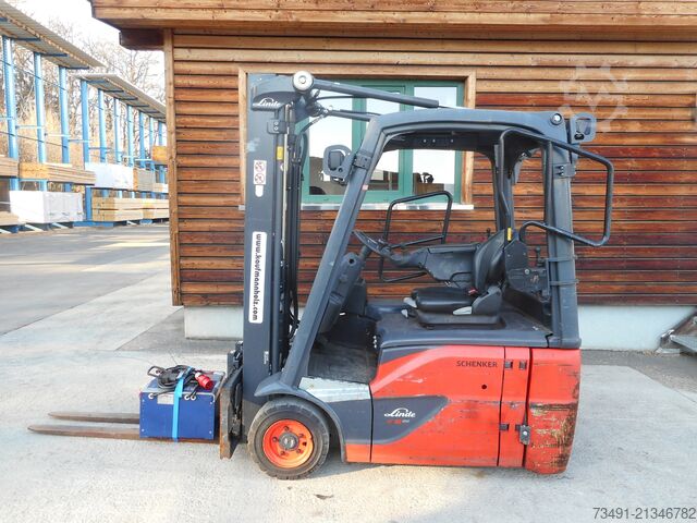 Gabelstapler Linde E16-02 Freihub.+SS ( Batt. 30/21 )