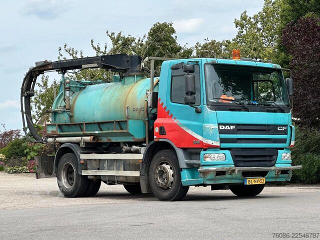 Vacuum truck DAF CF 75.250 WITH RAVO KZ7082/150 VACUUM / CHANNEL...
