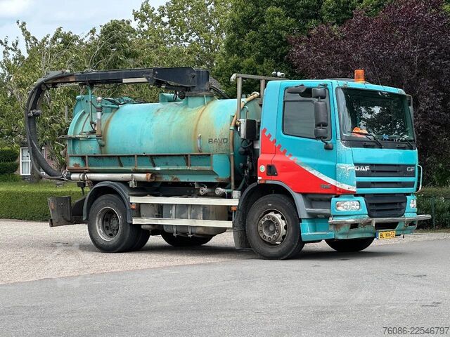 Vacuum truck DAF CF 75.250 WITH RAVO KZ7082/150 VACUUM / CHANNEL...
