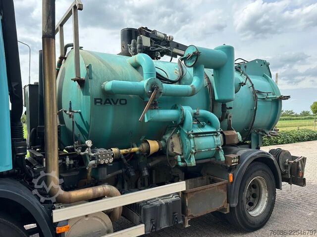 Vacuum truck DAF CF 75.250 WITH RAVO KZ7082/150 VACUUM / CHANNEL...