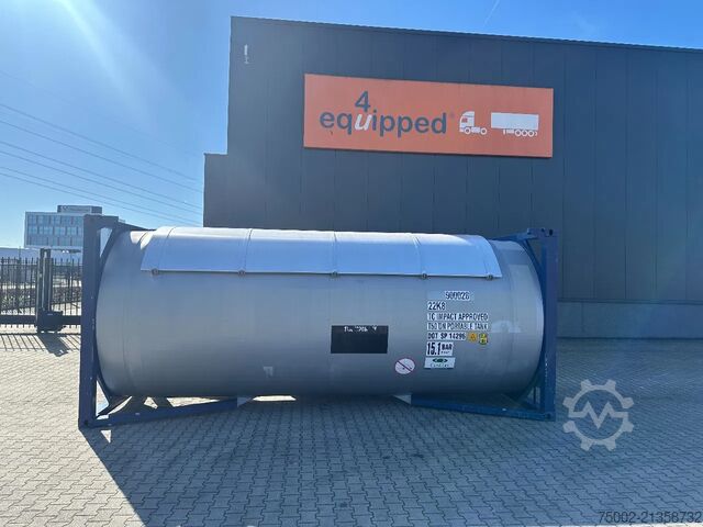 Tank container Diversen 20FT ISO T50 Gastank / T50 / 25.000L / MAWP: 15...