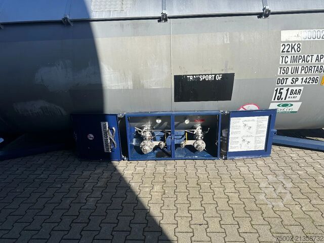 Tank container Diversen 20FT ISO T50 Gastank / T50 / 25.000L / MAWP: 15...