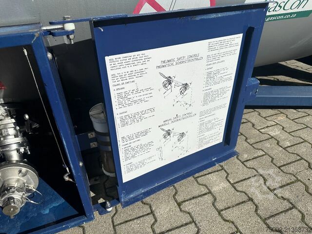 Tank container Diversen 20FT ISO T50 Gastank / T50 / 25.000L / MAWP: 15...