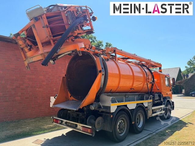 Saugwagen MAN 27.460 Müller Saug HD Spüler 13m³ +  FB
