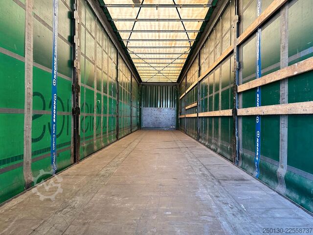 Open semitrailer with tarp KRONE SD Pritsche + Plane Mega Edscha-Verdeck