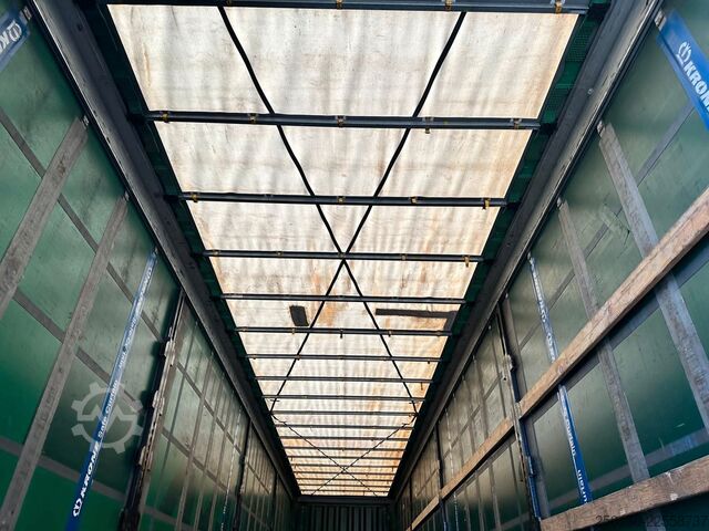 Open semitrailer with tarp KRONE SD Pritsche + Plane Mega Edscha-Verdeck