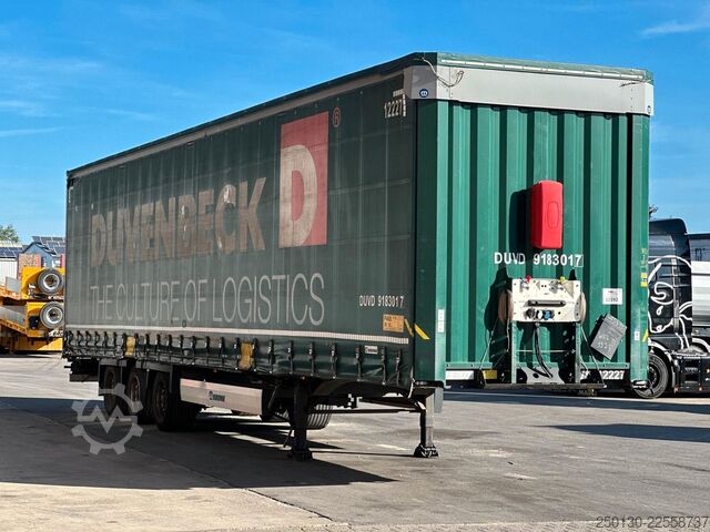 Open semitrailer with tarp KRONE SD Pritsche + Plane Mega Edscha-Verdeck