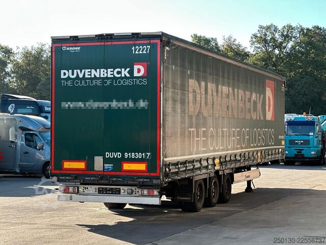 Open semitrailer with tarp KRONE SD Pritsche + Plane Mega Edscha-Verdeck