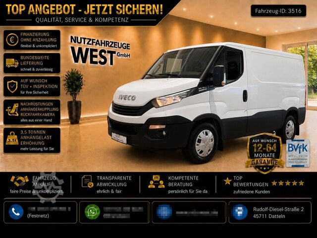 Kastenwagen IVECO Daily 35s18 3,0 HPI *AHK=3.500Kg*Garantie*1.Hd