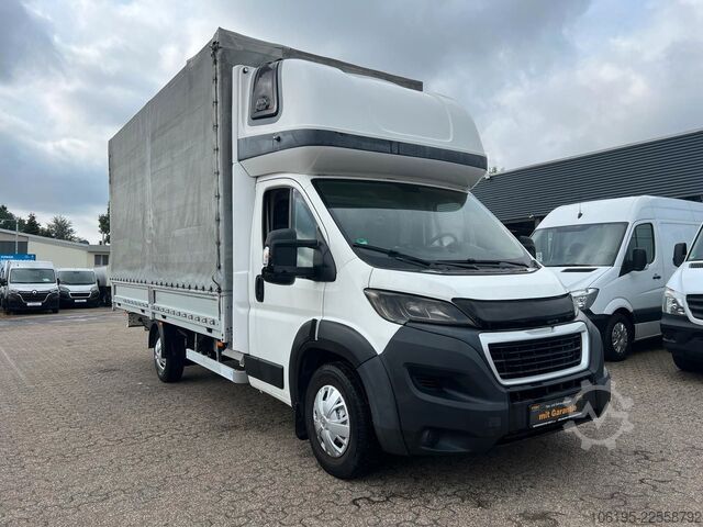 Curtain sider van PEUGEOT Boxer 2,0 HDI Maxi XXL 4.800mm *MOTORSCHADEN*